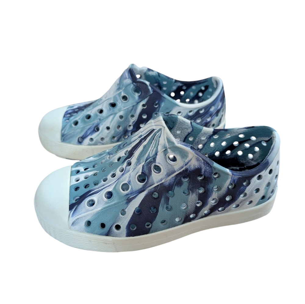 Native Jefferson Blue and White Shoes Size 7 - Picture 11 of 11